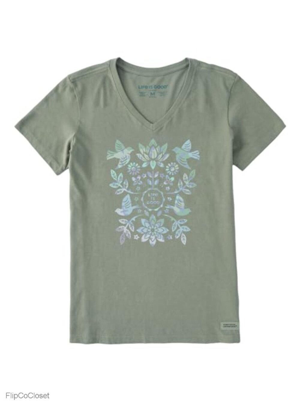 Life is Good Crusher Tee Short Sleeve Cotton Graphic T-Shirt